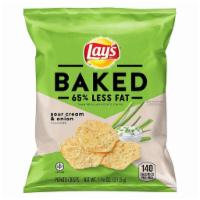 Baked Lays Sour Cream & Onion Chips · 1 Bag of Baked Lays Sour Cream & Onion Chips - 1.125 oz