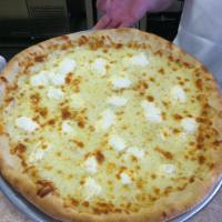 White Pizza · Garlic, ricotta and mozzarella. 