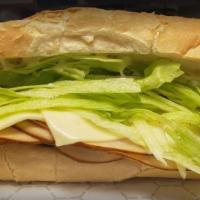 Turkey and Cheese Sandwich Meal · Turkey and 1 choice of cheese: provolone, Swiss, or American. Served with lettuce, tomato, o...