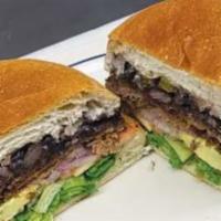 Tortas  · Mexican sandwich filled with your choice of meat: ham, salchicha, chorizo, breaded chicken, ...