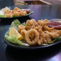 Fried Calamari Special · Lightly battered & served with our special Cocktail Sauce
