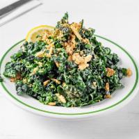 Kale Caesar Salad with Parmesan Crisps · 