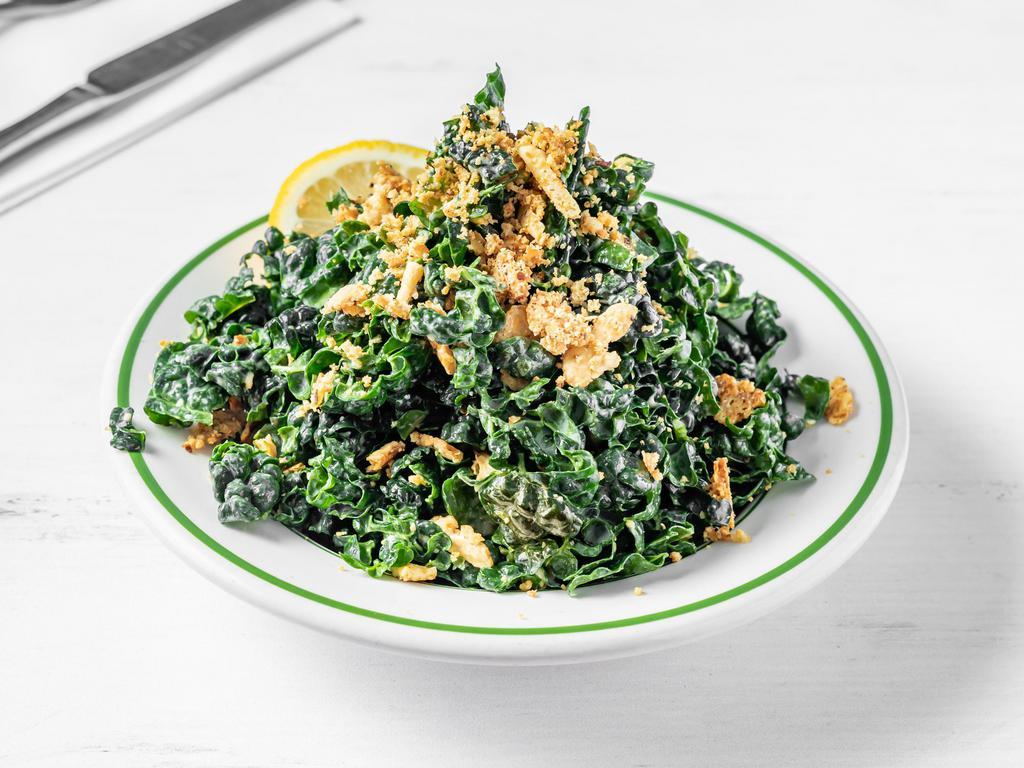 Kale Caesar Salad with Parmesan Crisps · 