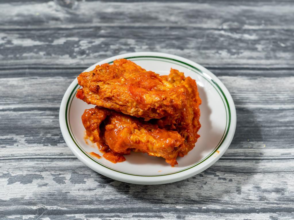 1 lb. Buffalo Chicken Wings Lunch Special · Cooked wing of a chicken coated in sauce or seasoning.
