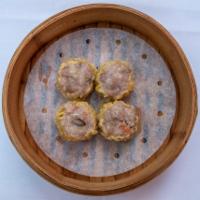 102. Shu Mai · 4 pieces with shrimp and pork.