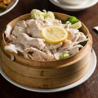 702. Steamed Chicken with Mixed Vegetables and Tofu Dinner · Served with choice of sauce.