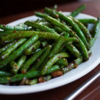 Sichaun Green Beans · Vegan.