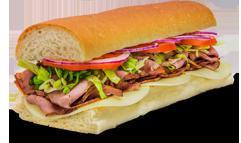 7. Roast Beef and Provolone Cheese Sandwich Combo · Served with chips and 22 oz. drink.