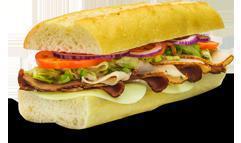 18. Roast Beef, Turkey and Provolone Cheese Sandwich · 