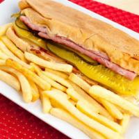 Cuban sandwich  · include french fry 🍟 