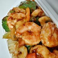 L18. Shrimp with Garlic Sauce Combo Special · Served with choice of rice and egg roll. Hot and spicy.