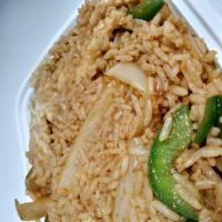 5. Thai Spicy Fried Rice · Spicy fried rice sauteed with onion, scallion, bell pepper, basil leaves and thai chili sauc...