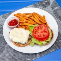 Hamburger Lunch · A juicy 6 oz. burger made to perfection.
