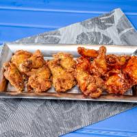 Lemon Pepper Wings Lunch · 6 fried wings tossed in our signature lemon pepper sauce with fries.
