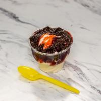 Black Forest Sundae · Hot fudge and old-fashioned cherries.