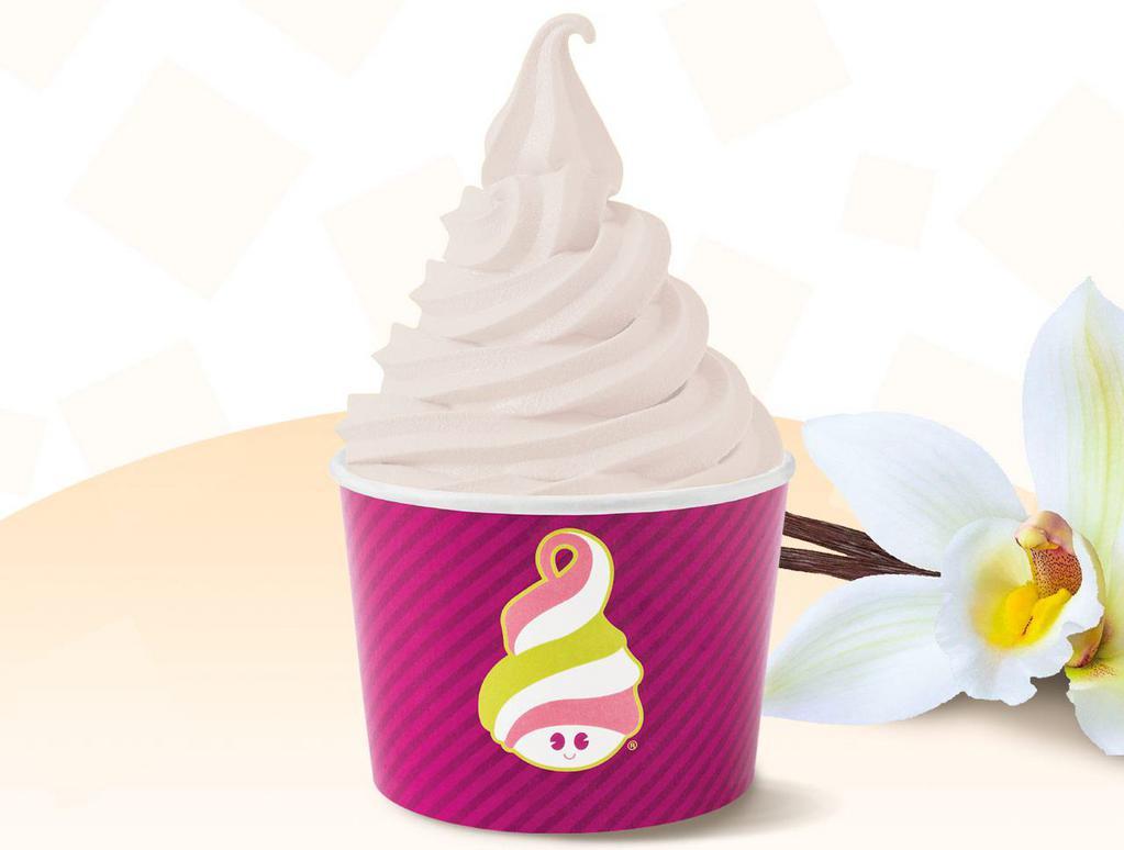  Vanilla Snow · Non-Fat. Gluten-Free. Choose Size and Toppings