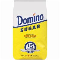 Domino Sugar · 5lb bag.