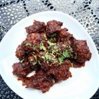 Vegetable Manchurian · Mixed vegetables marinated in corn flour batter spices, deep-fried and tossed in traditional...