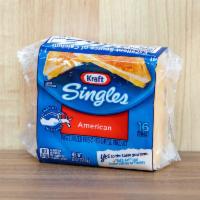 Kraft Singles American Cheese · 16 slices.