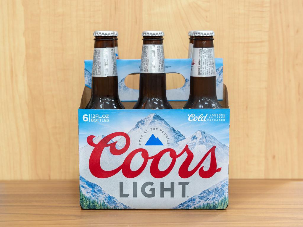 Coors Light 6-Pack Bottle · Must be 21 to purchase. 12 oz. 