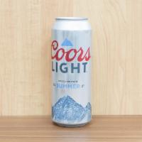 Coors Light Can · Must be 21 to purchase. 24 oz.