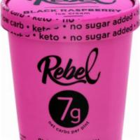 Rebel Black Raspberry Ice Cream (1 pint) · 