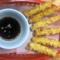 Shrimp Tempura · 6 pieces.