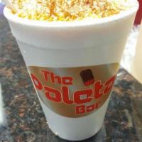 Elote · Traditional Mexican corn in the cup boil in the water as the broth bring more flavors togeth...