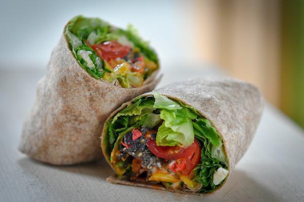 Wrap with 1 Protein and 3 Toppings · 