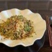 House Fried Rice with Beef and Shrimp Lunch Special · Stir-fried rice with beef and shellfish.