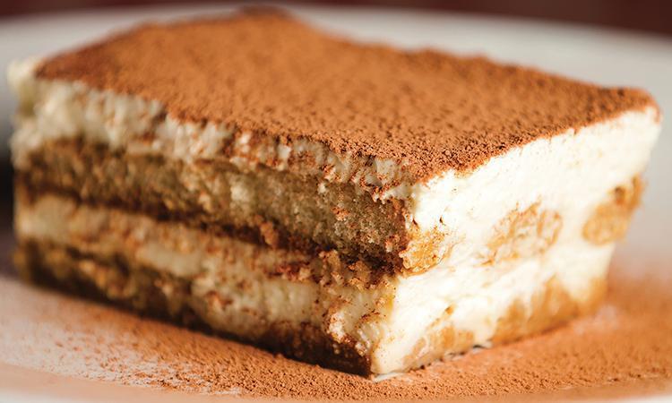 Russo's Tiramisu · House-made with ladyfingers soaked in espresso and Kahlua, layered with fresh mascarpone cheese.