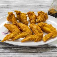 A11. Jumbo Party Wings  · Hot sauce, honey gold or ranch dressing.