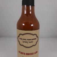 Morita Mango Lime · Serrano based pepper sauce with smokey morita peppers and fresh lime juice makes for a very ...