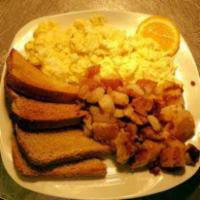 2 Eggs Your Way · Served with toast and home fries.