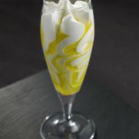 Limoncello Flute · Refreshing lemon gelato made with lemons from Sicily, swirled together with Limoncello sauce