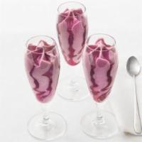 Mixberry Flute · Mixed berry gelato with a hint of lemon juice swirled with raspberry sauce

