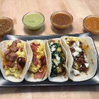 Dozen Tacos · Be the office hero and make any day taco Tuesday. Served with a variety of salsas, it's the ...
