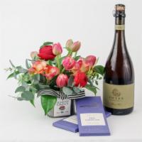 Look, Smell, Taste, Sip, Enjoy & Repeat · Amazing seasonal flowers, expertly arranged and paired with Planet Oregon Rose Bubbles and t...