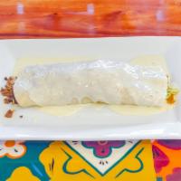Burrito el Toro · A large flour tortilla filled with steak, chicken, chorizo, rice, beans, lettuce and pico de...
