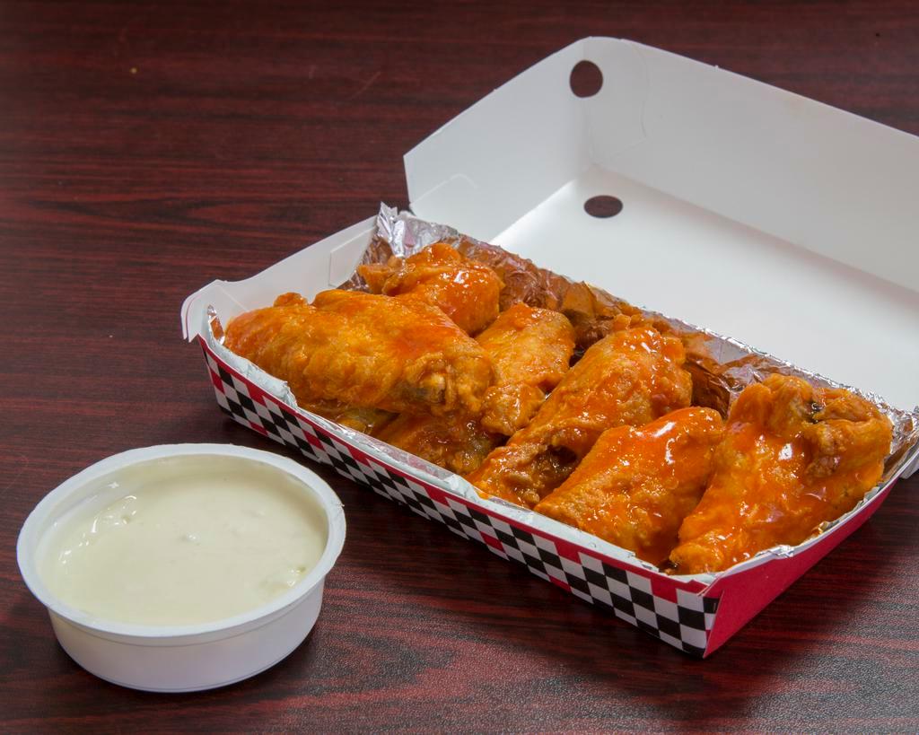 Regular Wings · With your choice of sauce.