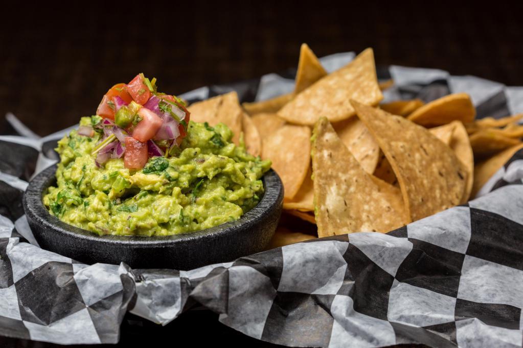 Guacamole and Chips · House-made guacamole with corn tortilla chips