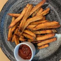 Homemade French Fries (Side Order) · Russet potatoes hand cut and fried to a crispy golden perfection.