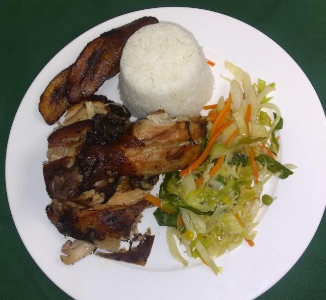 Jerk Chicken Meal · Spicy Chicken marinated in spices and grilled to perfection.
