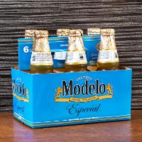 12 oz. Bottle 6 Pack Modelo Especial · Must be 21 to purchase.