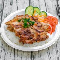 5. Grilled Chicken Over Rice | Cơm gà nướng · 