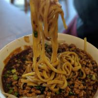 Noodles with Meat Sauce · Rich sauce. Hot and spicy. pork.