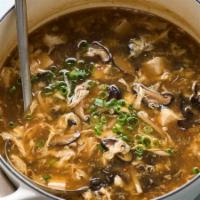 Hot and Sour Soup · Hot and spicy.