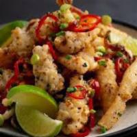 Pan-Fried Fresh Squid · Cantonese and Hunan style. spicy