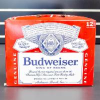 12 Pack of Canned Budweiser · Must be 21 to purchase.