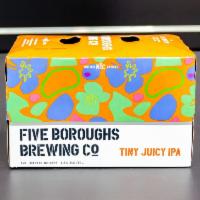 6 Pack of Canned Five Boroughs Brewing Tiny Juicy IPA  · Must be 21 to purchase.